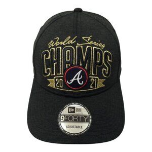Atlanta Braves Snapback Hat MLB 2021 World Series Champs Cap New Era 9Forty NEW